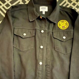 Mens Black Jean Jacket